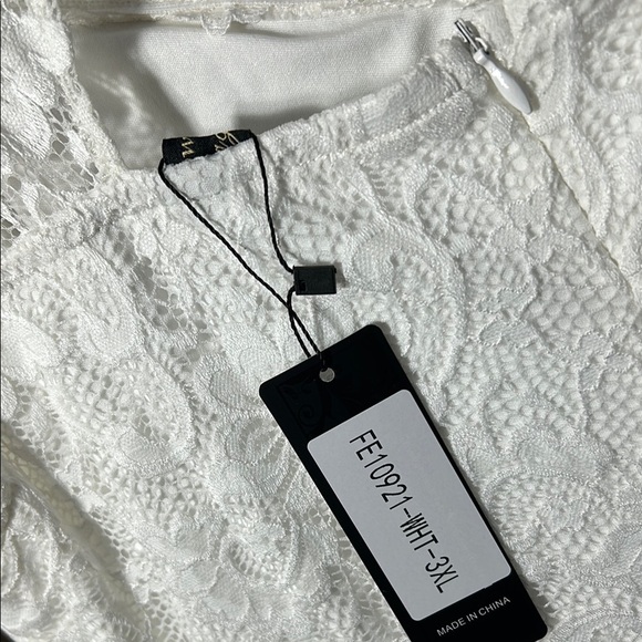 Vfshow 3XL white long lace Designer dress - Picture 16 of 16